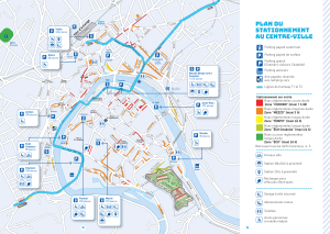 Plan de stationnement centre ville Besançon