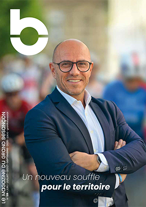 Couverture du magazine b n°129 : Un nouveau souffle pour le territoire, Ludovic Fagaut en photo